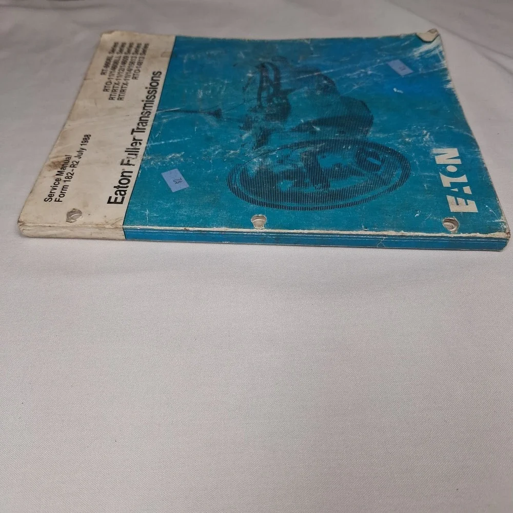 Eaton Fuller Form 182-R2 July 1988 Transmission Service Manual